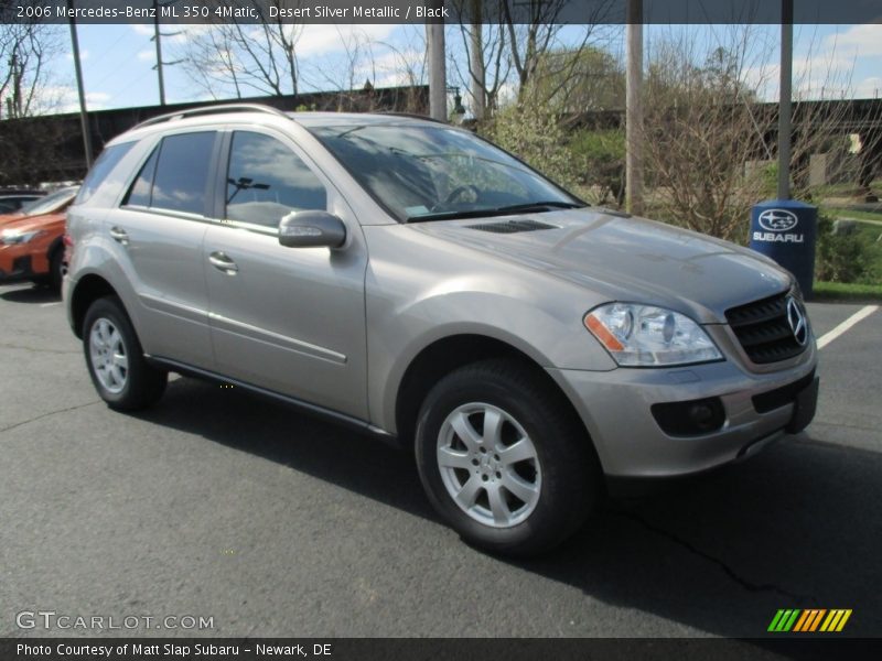 Desert Silver Metallic / Black 2006 Mercedes-Benz ML 350 4Matic