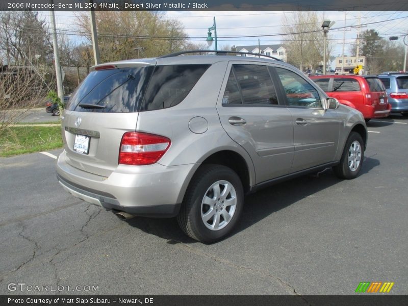 Desert Silver Metallic / Black 2006 Mercedes-Benz ML 350 4Matic