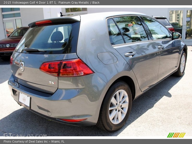 Platinum Gray Metallic / Black 2015 Volkswagen Golf 4 Door 1.8T S