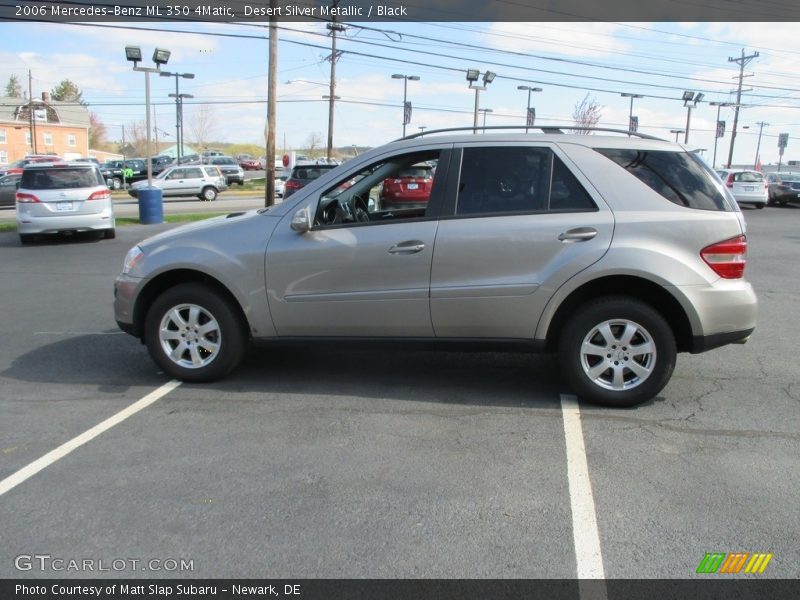 Desert Silver Metallic / Black 2006 Mercedes-Benz ML 350 4Matic