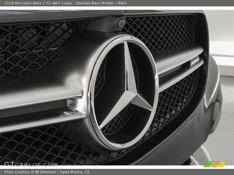 Obsidian Black Metallic / Black 2018 Mercedes-Benz C 63 AMG Coupe