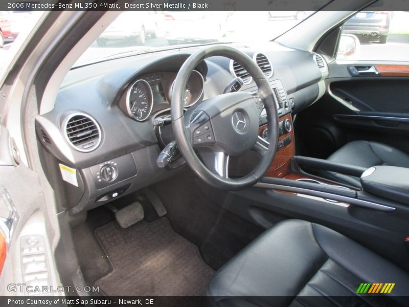 Desert Silver Metallic / Black 2006 Mercedes-Benz ML 350 4Matic