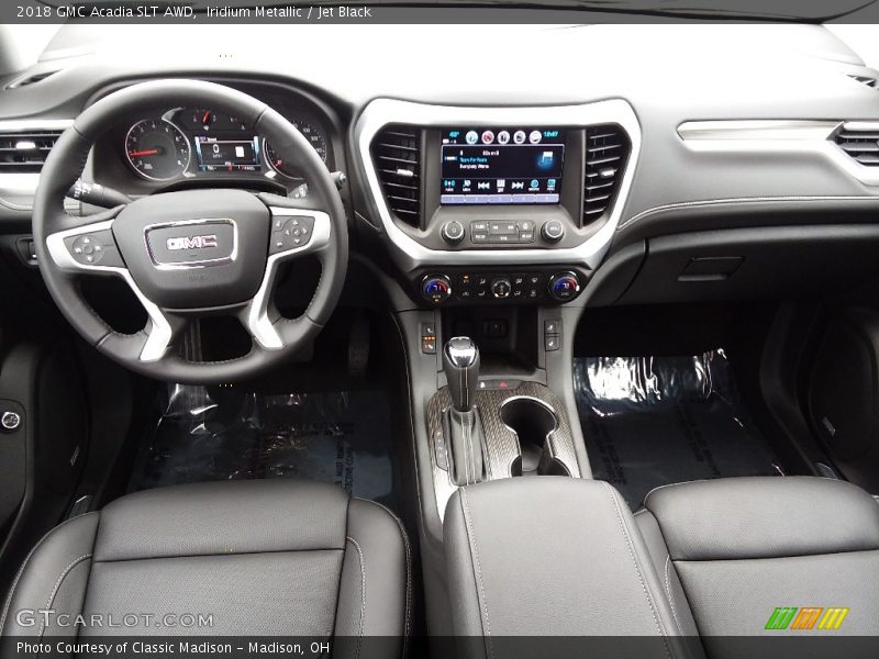 Iridium Metallic / Jet Black 2018 GMC Acadia SLT AWD