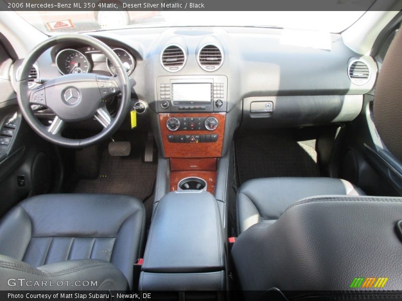 Desert Silver Metallic / Black 2006 Mercedes-Benz ML 350 4Matic