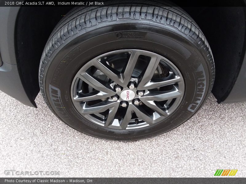 Iridium Metallic / Jet Black 2018 GMC Acadia SLT AWD