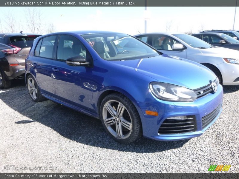 Rising Blue Metallic / Titan Black 2013 Volkswagen Golf R 4 Door 4Motion