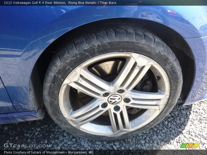 Rising Blue Metallic / Titan Black 2013 Volkswagen Golf R 4 Door 4Motion