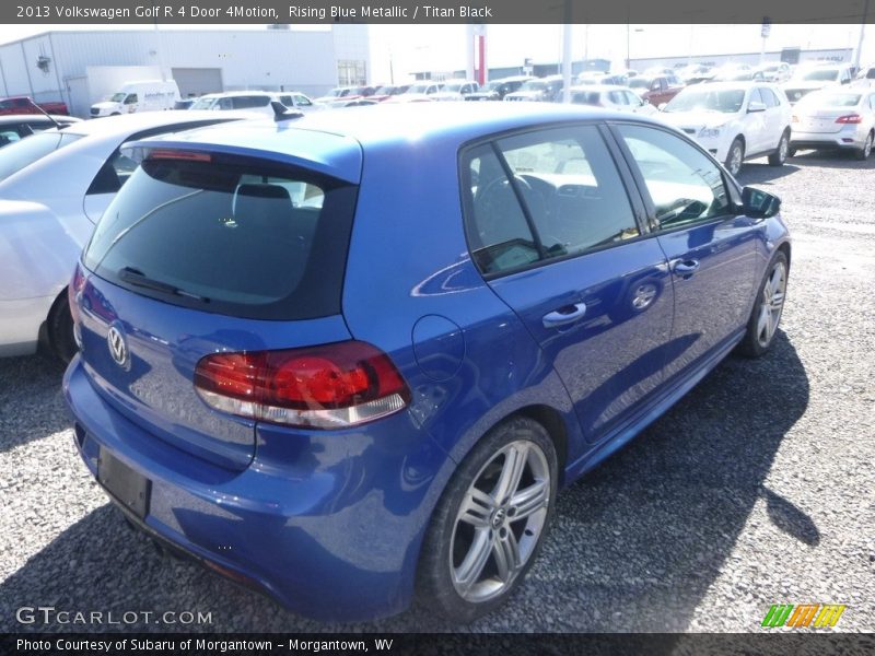 Rising Blue Metallic / Titan Black 2013 Volkswagen Golf R 4 Door 4Motion