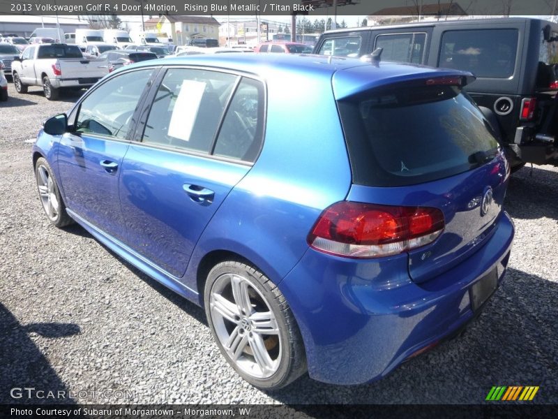 Rising Blue Metallic / Titan Black 2013 Volkswagen Golf R 4 Door 4Motion