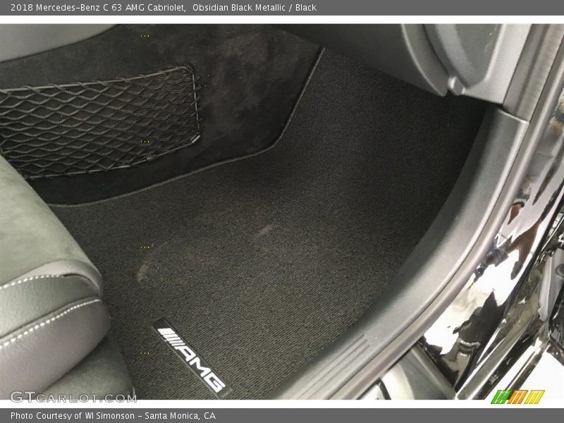 Obsidian Black Metallic / Black 2018 Mercedes-Benz C 63 AMG Cabriolet