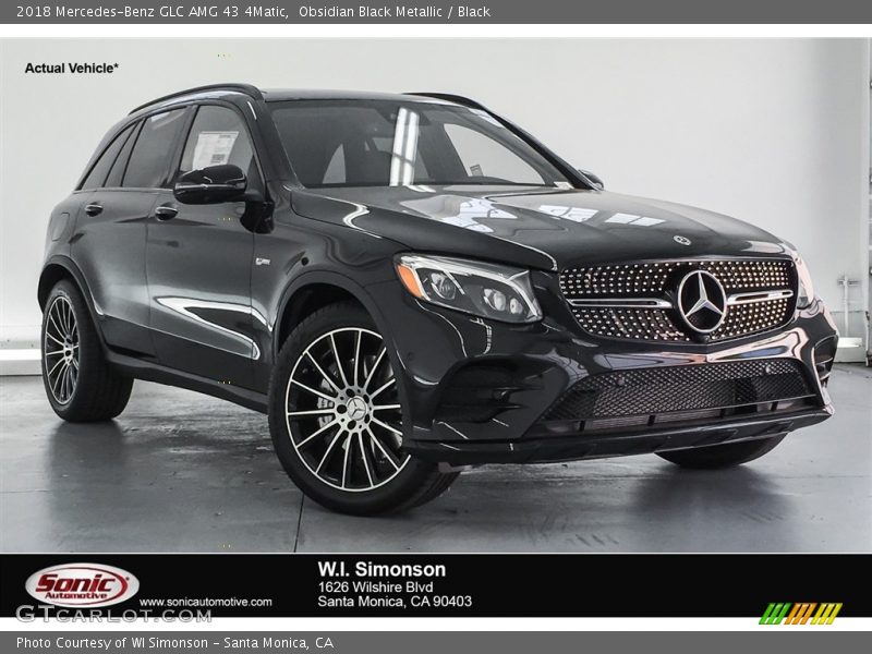 Obsidian Black Metallic / Black 2018 Mercedes-Benz GLC AMG 43 4Matic