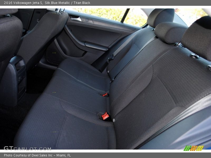 Silk Blue Metallic / Titan Black 2016 Volkswagen Jetta S