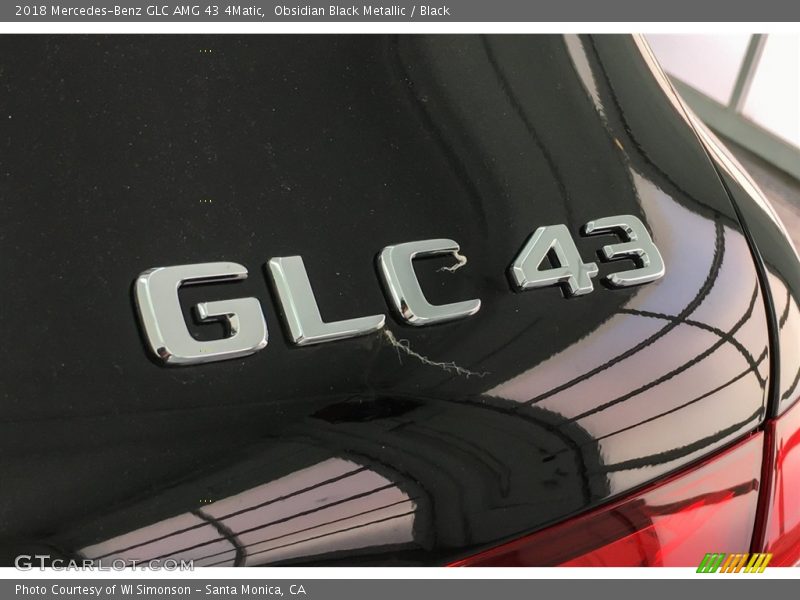 Obsidian Black Metallic / Black 2018 Mercedes-Benz GLC AMG 43 4Matic