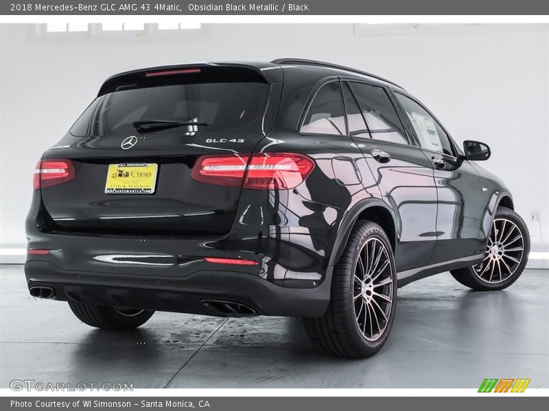 Obsidian Black Metallic / Black 2018 Mercedes-Benz GLC AMG 43 4Matic