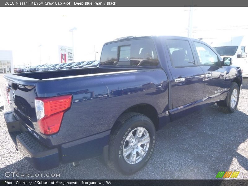 Deep Blue Pearl / Black 2018 Nissan Titan SV Crew Cab 4x4