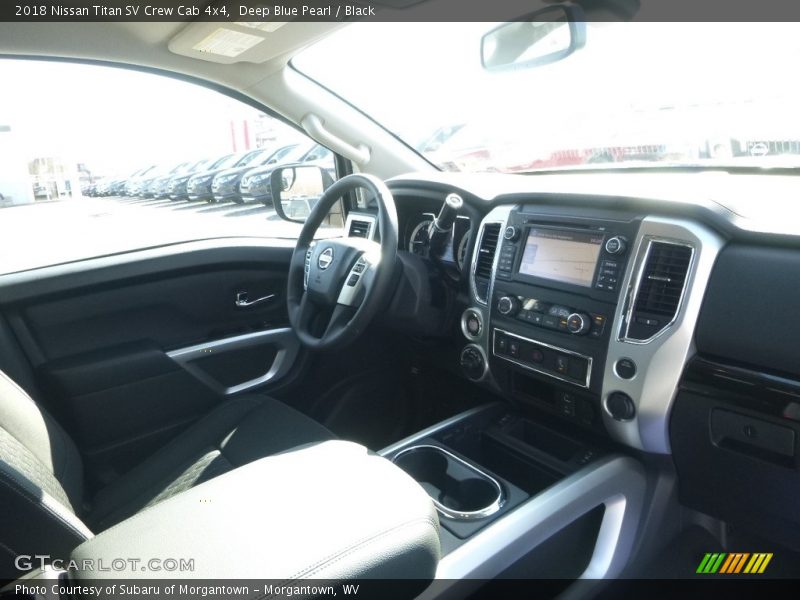Deep Blue Pearl / Black 2018 Nissan Titan SV Crew Cab 4x4
