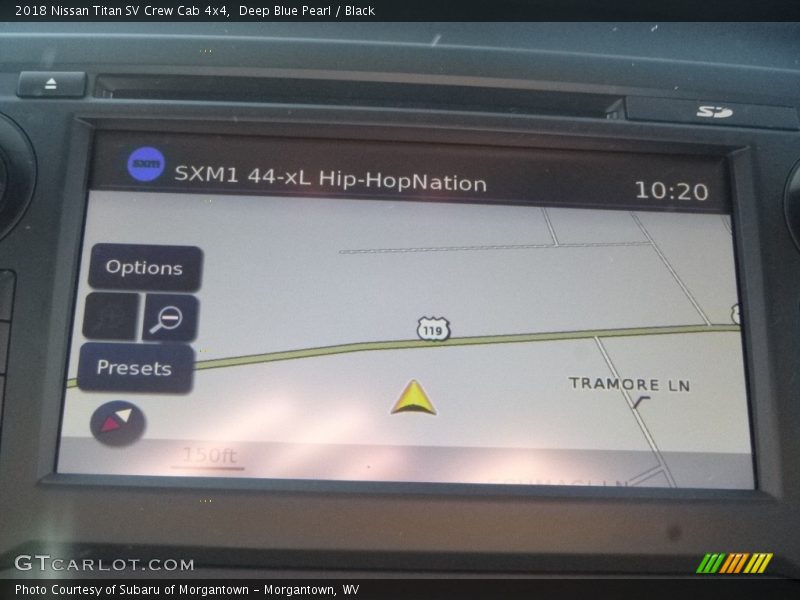 Deep Blue Pearl / Black 2018 Nissan Titan SV Crew Cab 4x4
