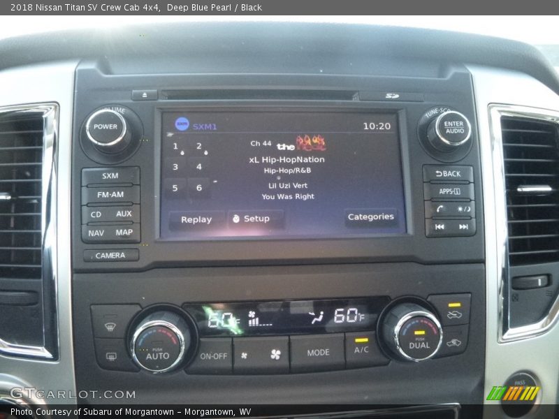 Deep Blue Pearl / Black 2018 Nissan Titan SV Crew Cab 4x4