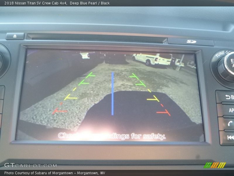 Deep Blue Pearl / Black 2018 Nissan Titan SV Crew Cab 4x4