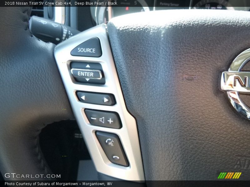 Deep Blue Pearl / Black 2018 Nissan Titan SV Crew Cab 4x4