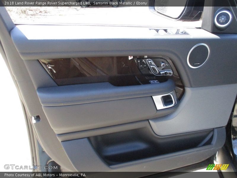 Santorini Black Metallic / Ebony 2018 Land Rover Range Rover Supercharged LWB