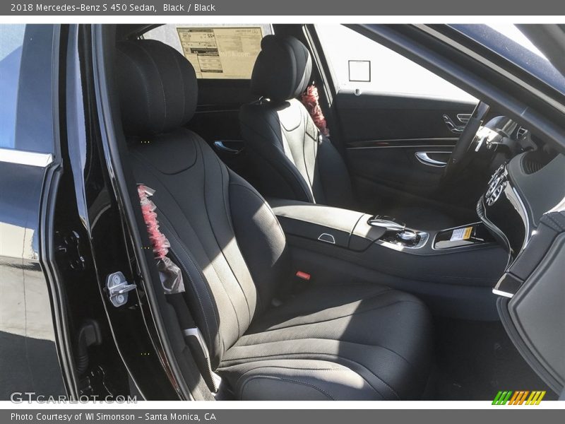 Black / Black 2018 Mercedes-Benz S 450 Sedan