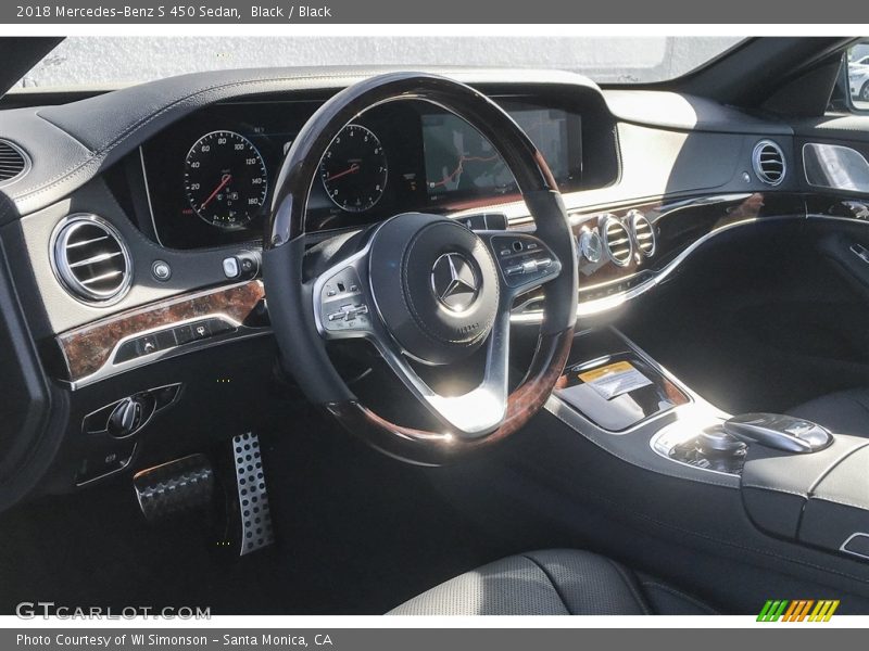 Black / Black 2018 Mercedes-Benz S 450 Sedan