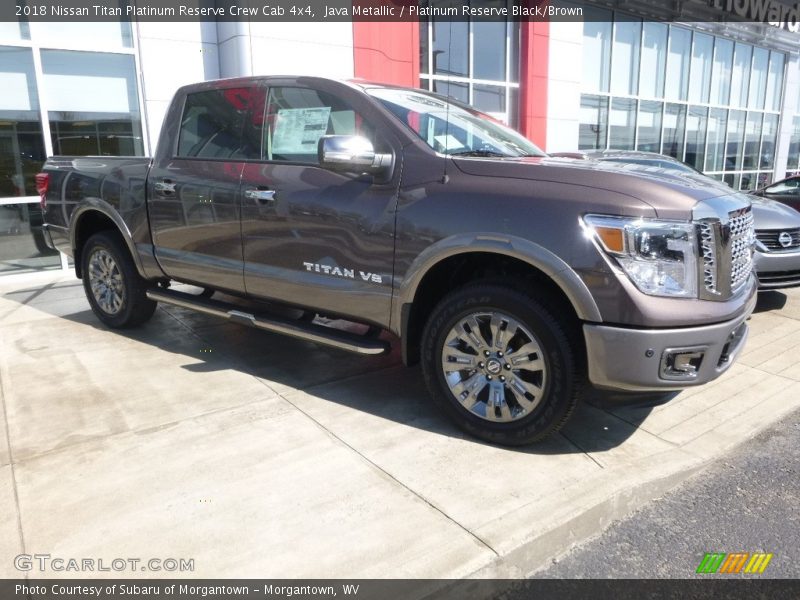 Java Metallic / Platinum Reserve Black/Brown 2018 Nissan Titan Platinum Reserve Crew Cab 4x4