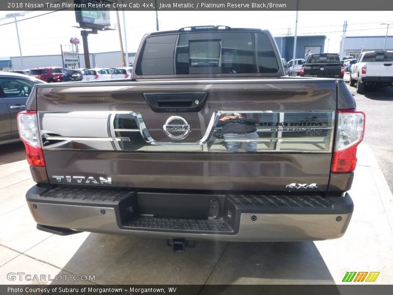 Java Metallic / Platinum Reserve Black/Brown 2018 Nissan Titan Platinum Reserve Crew Cab 4x4