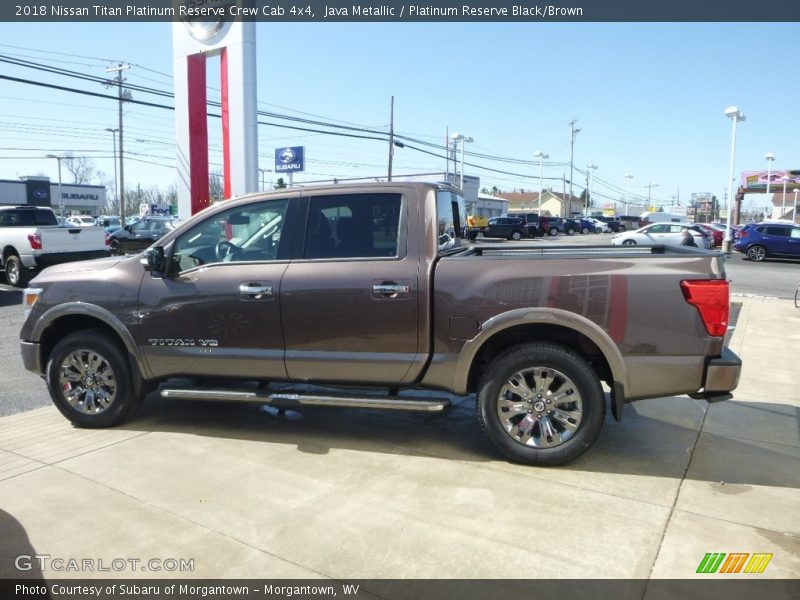 Java Metallic / Platinum Reserve Black/Brown 2018 Nissan Titan Platinum Reserve Crew Cab 4x4