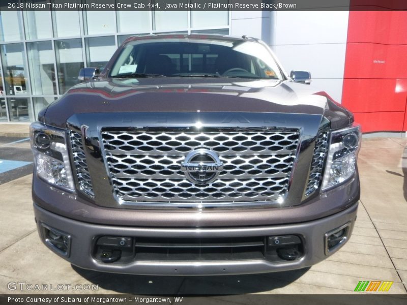 Java Metallic / Platinum Reserve Black/Brown 2018 Nissan Titan Platinum Reserve Crew Cab 4x4