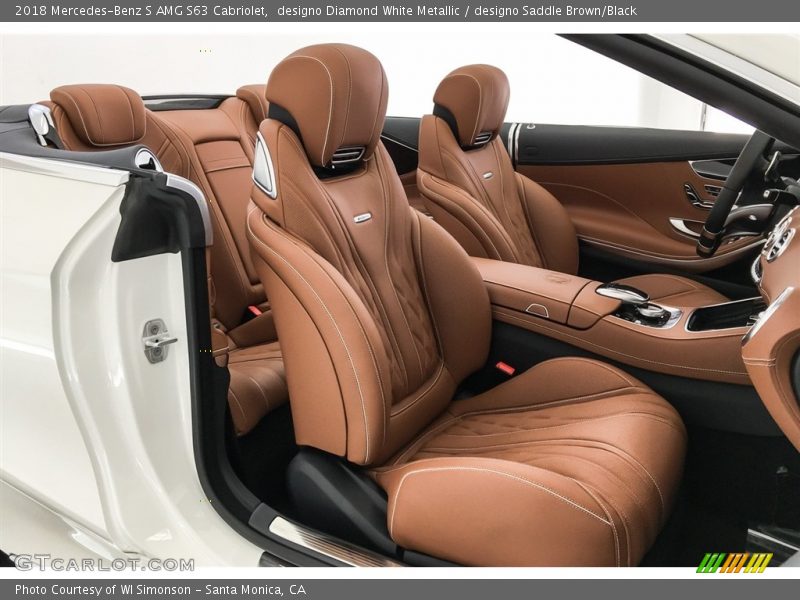  2018 S AMG S63 Cabriolet designo Saddle Brown/Black Interior