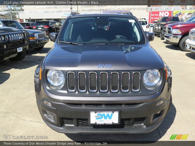 Granite Crystal Metallic / Black 2018 Jeep Renegade Latitude 4x4
