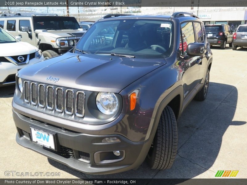 Granite Crystal Metallic / Black 2018 Jeep Renegade Latitude 4x4
