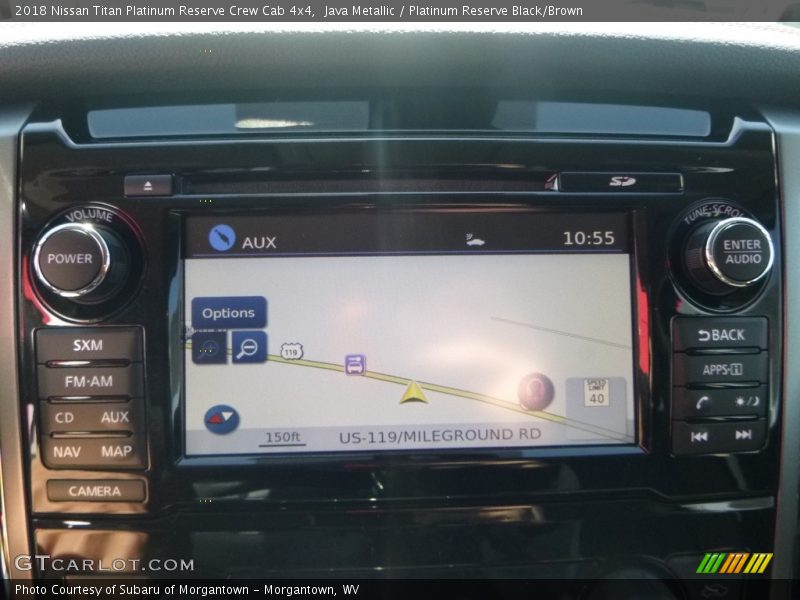 Navigation of 2018 Titan Platinum Reserve Crew Cab 4x4