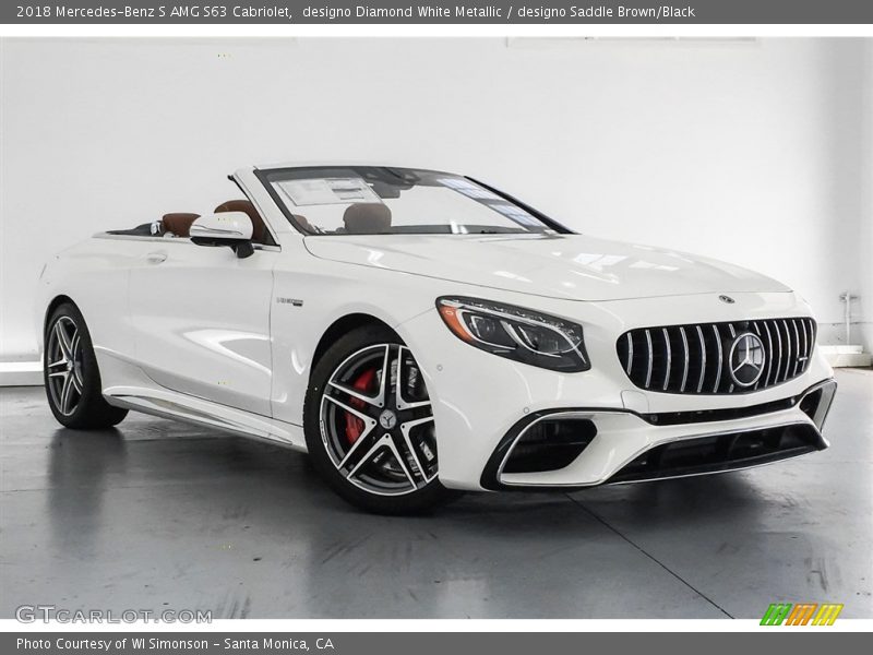 Front 3/4 View of 2018 S AMG S63 Cabriolet