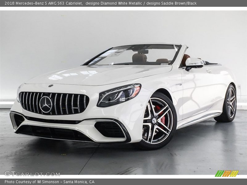  2018 S AMG S63 Cabriolet designo Diamond White Metallic