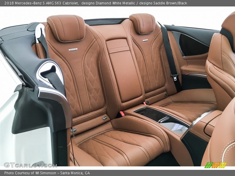 Rear Seat of 2018 S AMG S63 Cabriolet