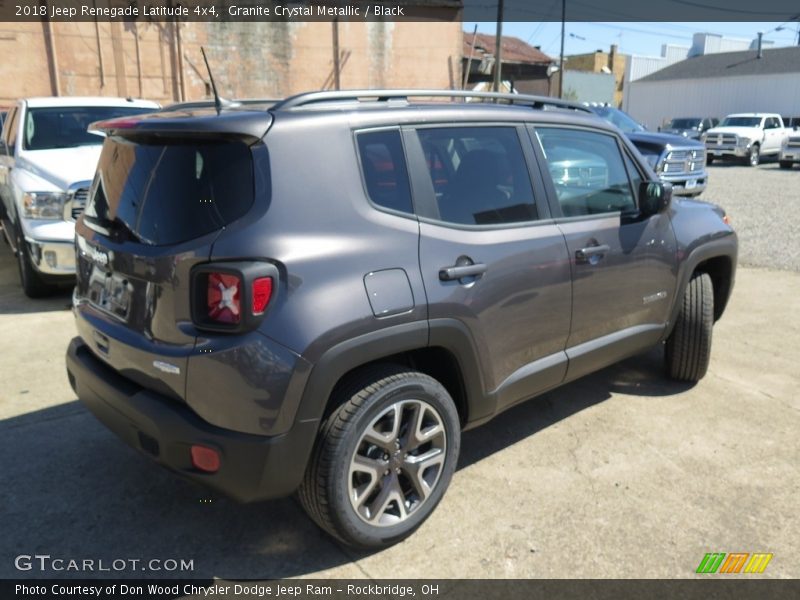 Granite Crystal Metallic / Black 2018 Jeep Renegade Latitude 4x4