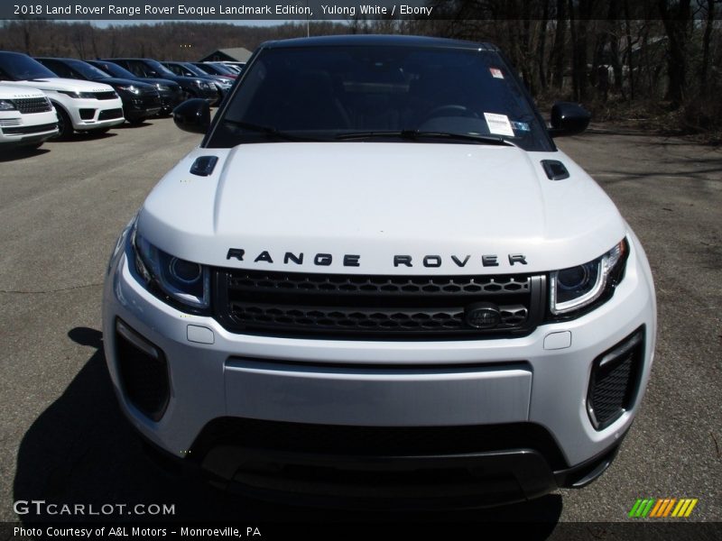 Yulong White / Ebony 2018 Land Rover Range Rover Evoque Landmark Edition