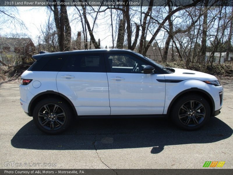 Yulong White / Ebony 2018 Land Rover Range Rover Evoque Landmark Edition