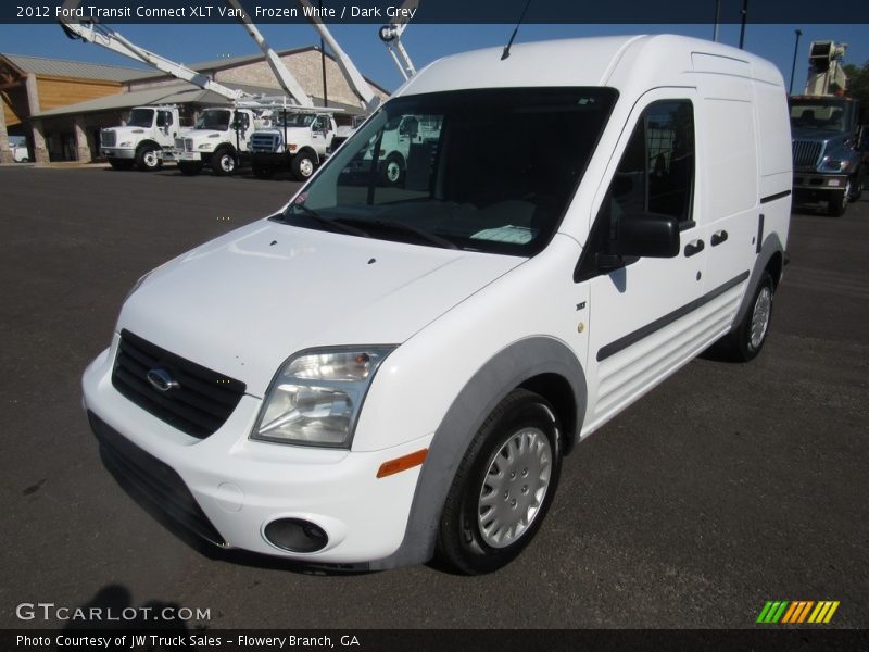 Frozen White / Dark Grey 2012 Ford Transit Connect XLT Van