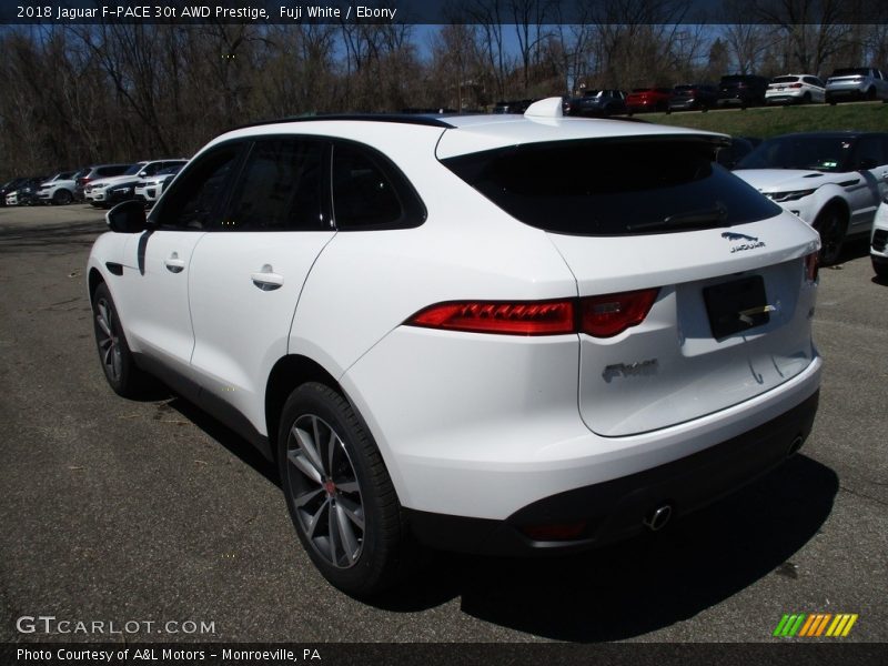 Fuji White / Ebony 2018 Jaguar F-PACE 30t AWD Prestige