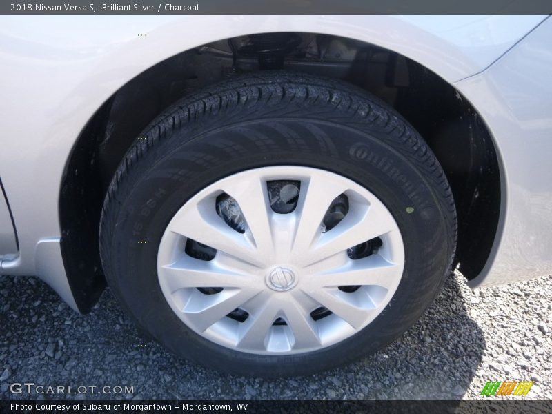 Brilliant Silver / Charcoal 2018 Nissan Versa S