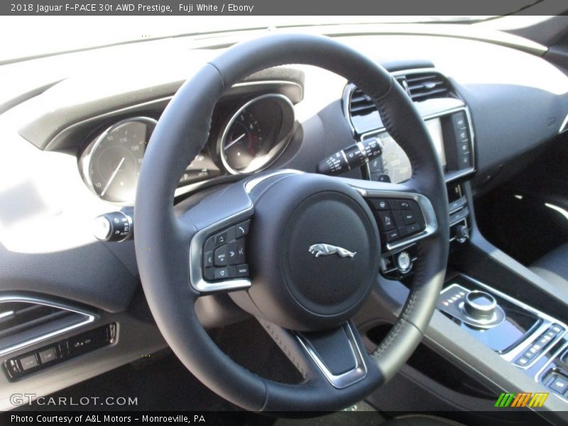 Fuji White / Ebony 2018 Jaguar F-PACE 30t AWD Prestige