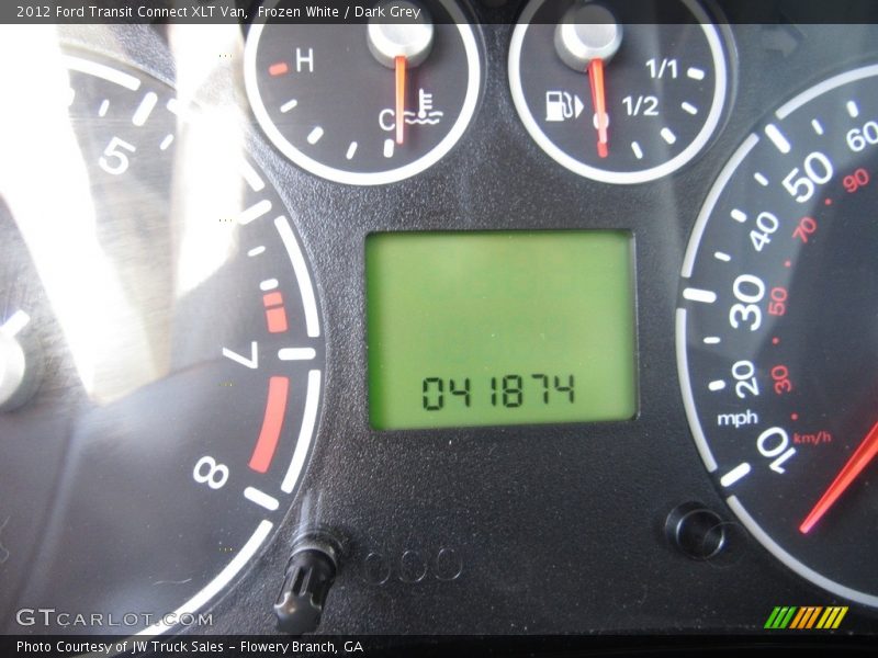 Frozen White / Dark Grey 2012 Ford Transit Connect XLT Van