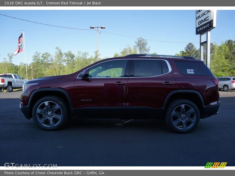 Crimson Red Tintcoat / Jet Black 2018 GMC Acadia SLT