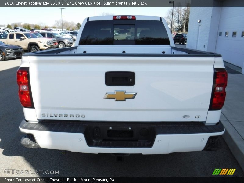 Summit White / Jet Black 2016 Chevrolet Silverado 1500 LT Z71 Crew Cab 4x4