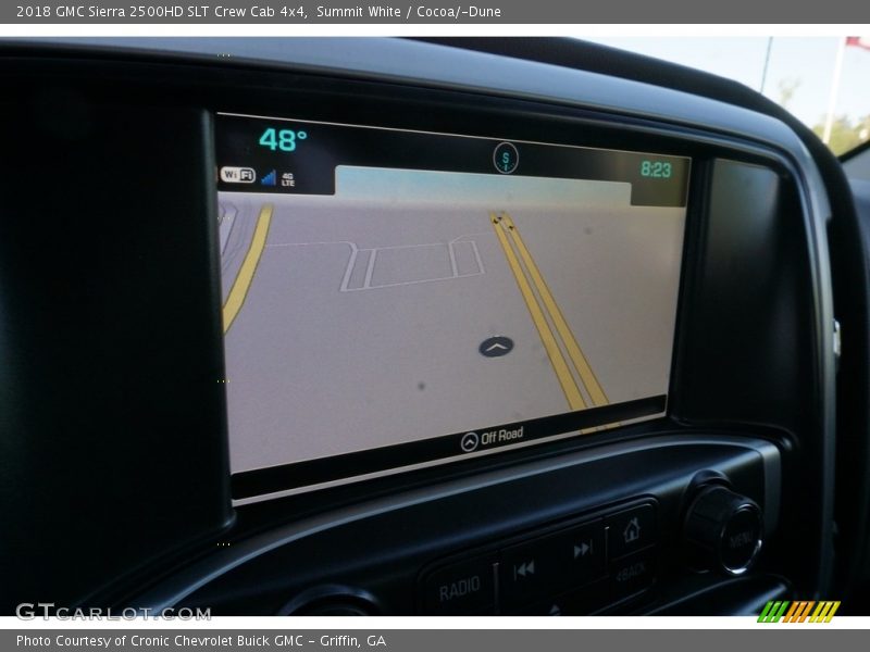 Summit White / Cocoa/­Dune 2018 GMC Sierra 2500HD SLT Crew Cab 4x4