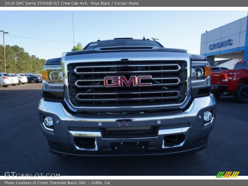 Onyx Black / Cocoa/­Dune 2018 GMC Sierra 2500HD SLT Crew Cab 4x4